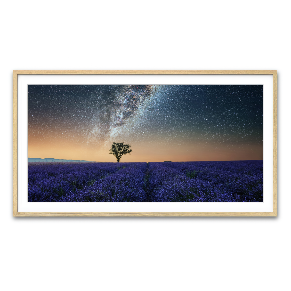 Framed Print 2x1 Natural