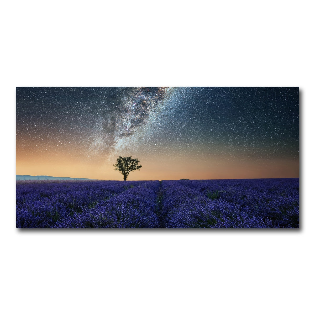 AUTO-MOCKUP WHITE | Night In Provence | 1 Piece | Gallery Wrap Canvas | group=2x1