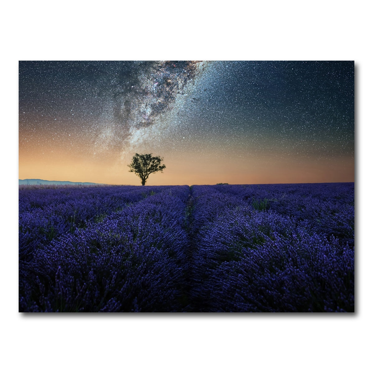 AUTO-MOCKUP WHITE | Night In Provence | 1 Piece | Gallery Wrap Canvas | group=4x3