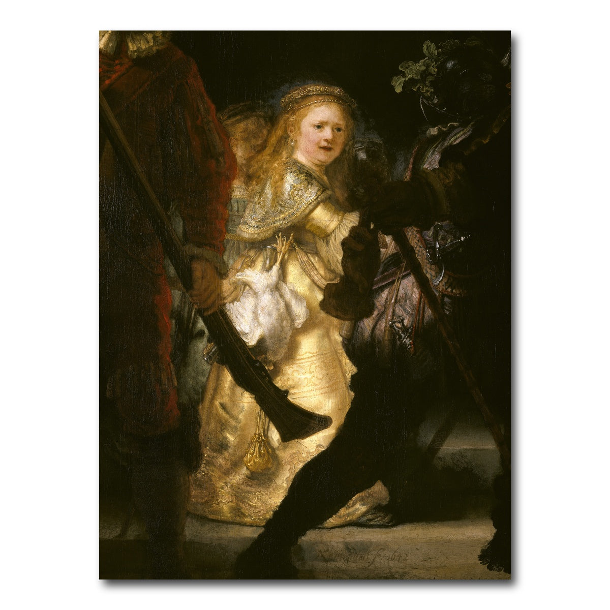 AUTO-MOCKUP WHITE | Night Watch Detail | 1 Piece | Gallery Wrap Canvas | group=3x4