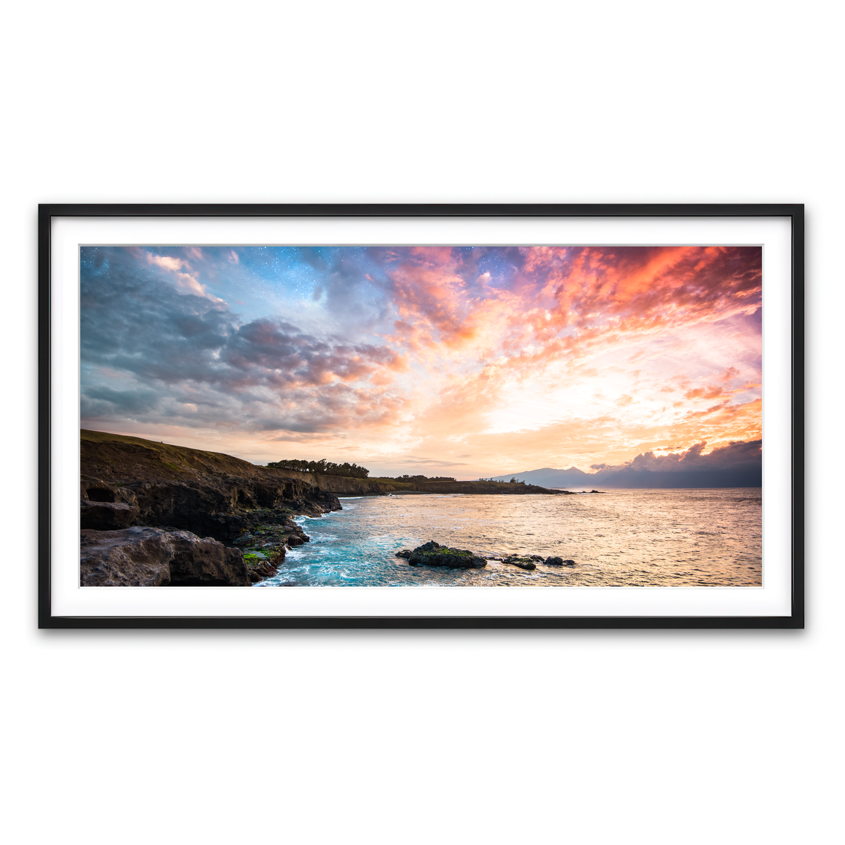Framed Print 2x1 Black