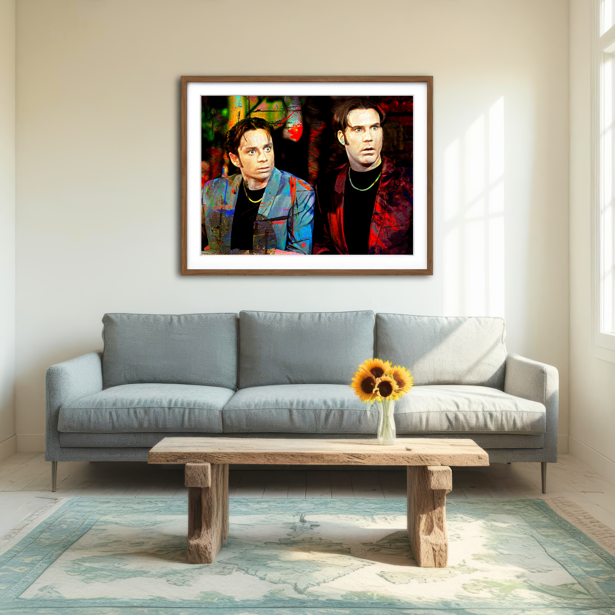 AUTO-MOCKUP ROOM | Night at the Roxbury Wall Art