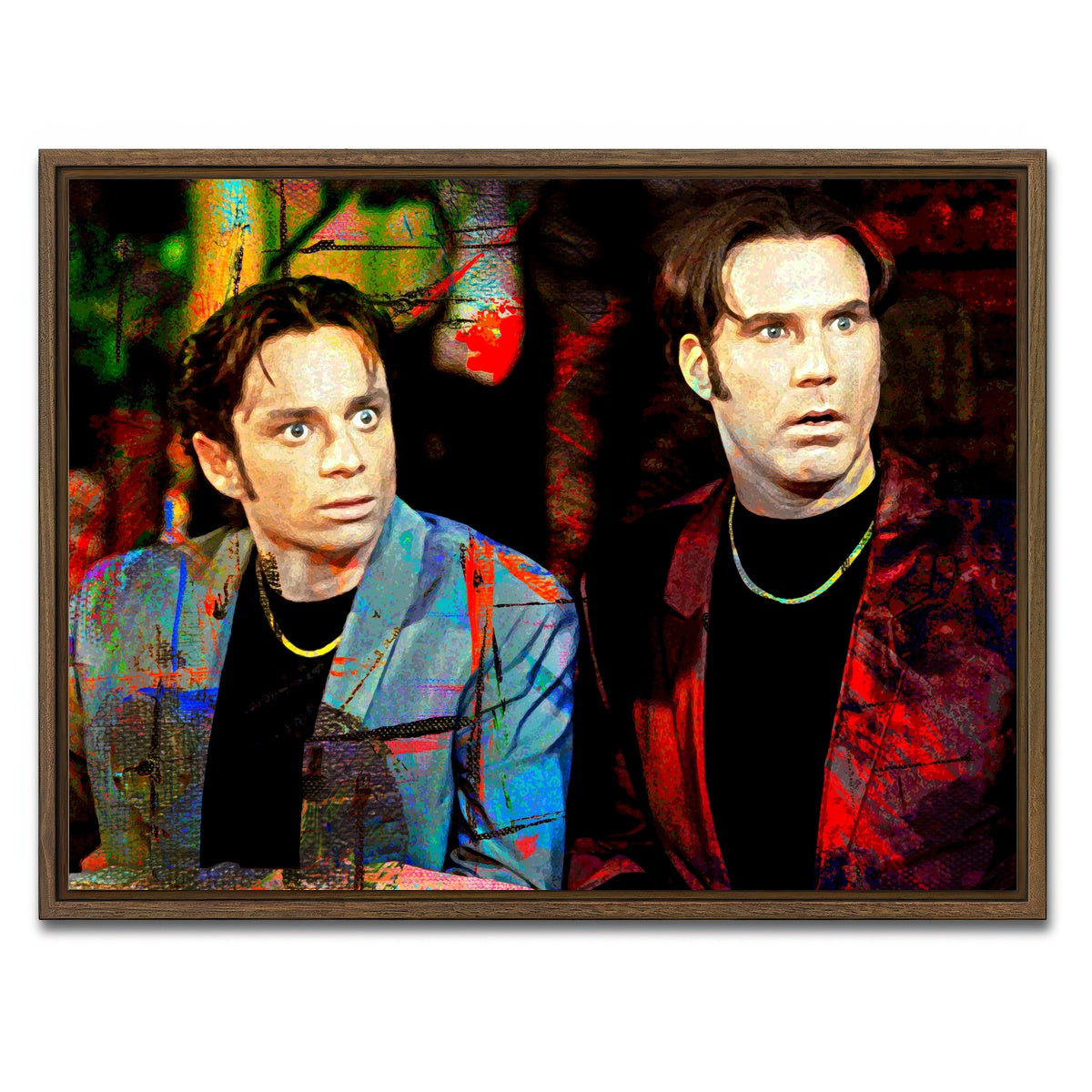 AUTO-MOCKUP WHITE | Night at the Roxbury | 1 Piece | Walnut Framed Canvas | group=4x3