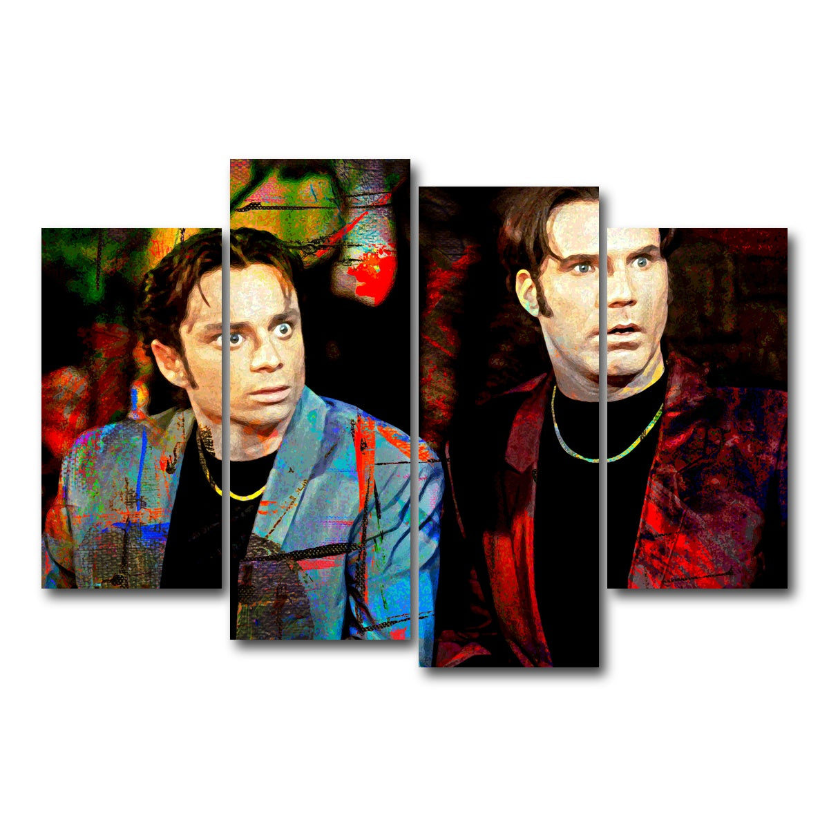 AUTO-MOCKUP WHITE | Night at the Roxbury | 4 Piece | Gallery Wrap Canvas | group=4_short