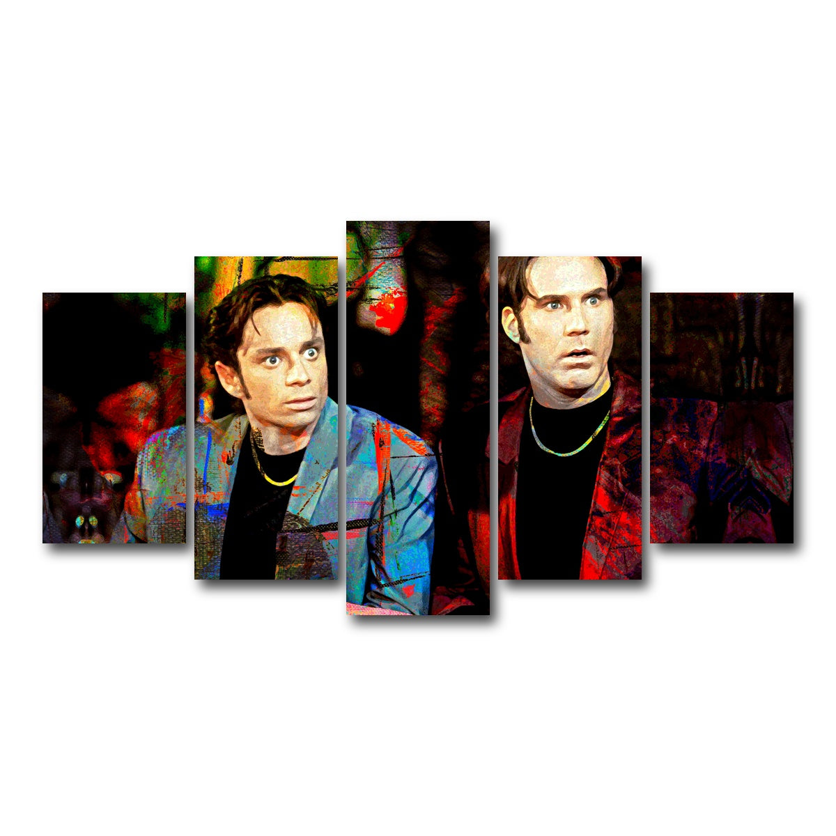 AUTO-MOCKUP WHITE | Night at the Roxbury | 5 Piece | Gallery Wrap Canvas | group=5_normal