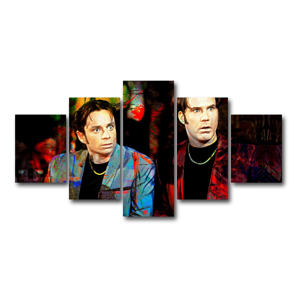 AUTO-MOCKUP WHITE | Night at the Roxbury | 5 Piece | Gallery Wrap Canvas | group=5_short