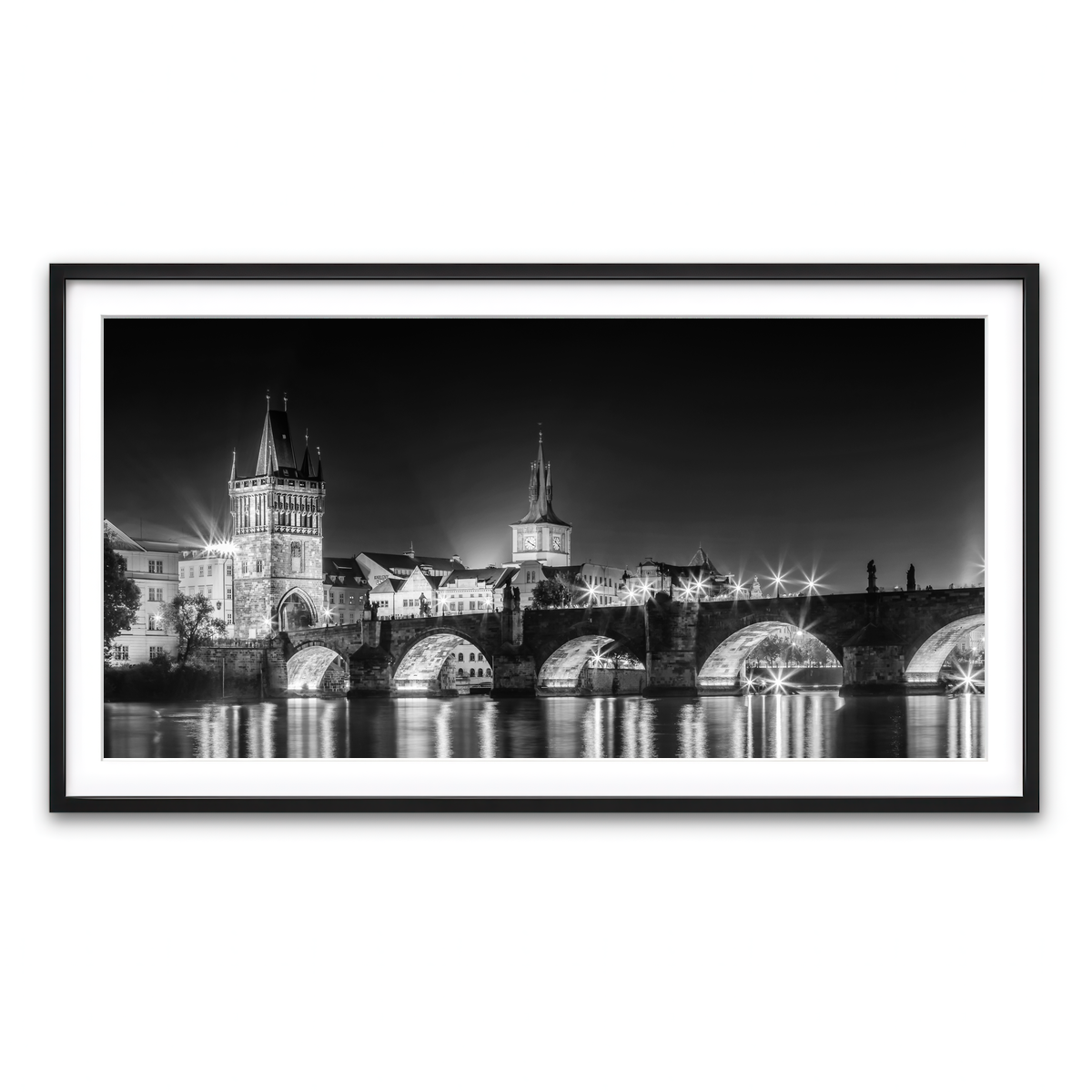 Framed Print 2x1 Black