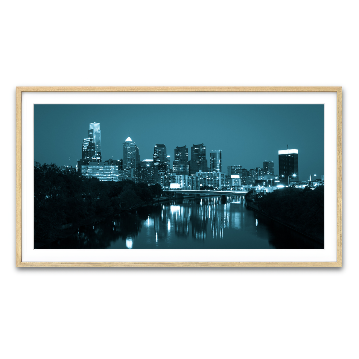 Framed Print 2x1 Natural