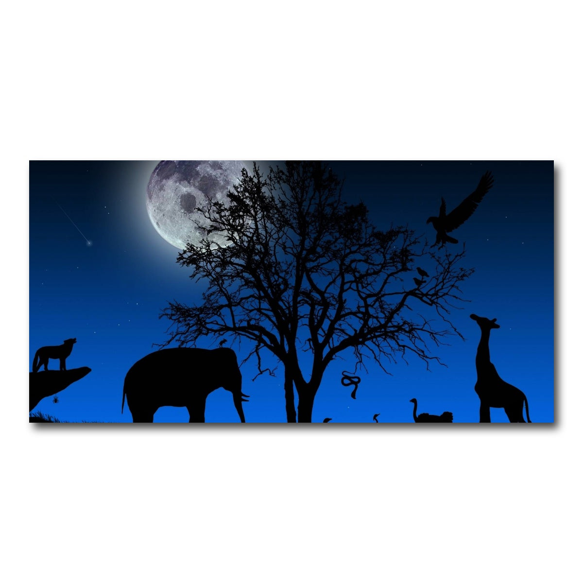 AUTO-MOCKUP WHITE | Nights in Africa Wall Art | 1 Piece | Gallery Wrapped | group=2x1