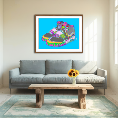 AUTO-MOCKUP ROOM | Nike Air Yeezy 2 Wall Art