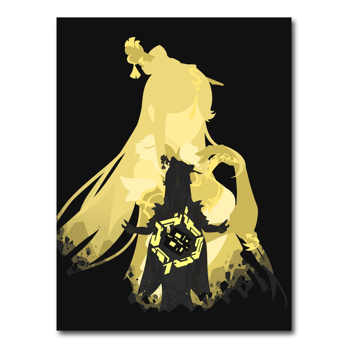 AUTO-MOCKUP WHITE | Ningguang | 1 Piece | Gallery Wrap Canvas | group=3x4