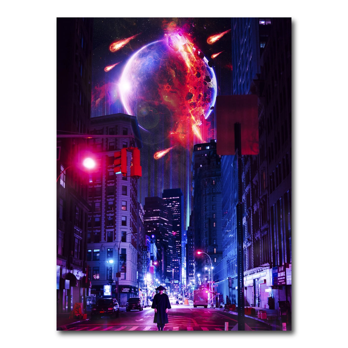 AUTO-MOCKUP WHITE | Ninja City | 1 Piece | Gallery Wrap Canvas | group=3x4