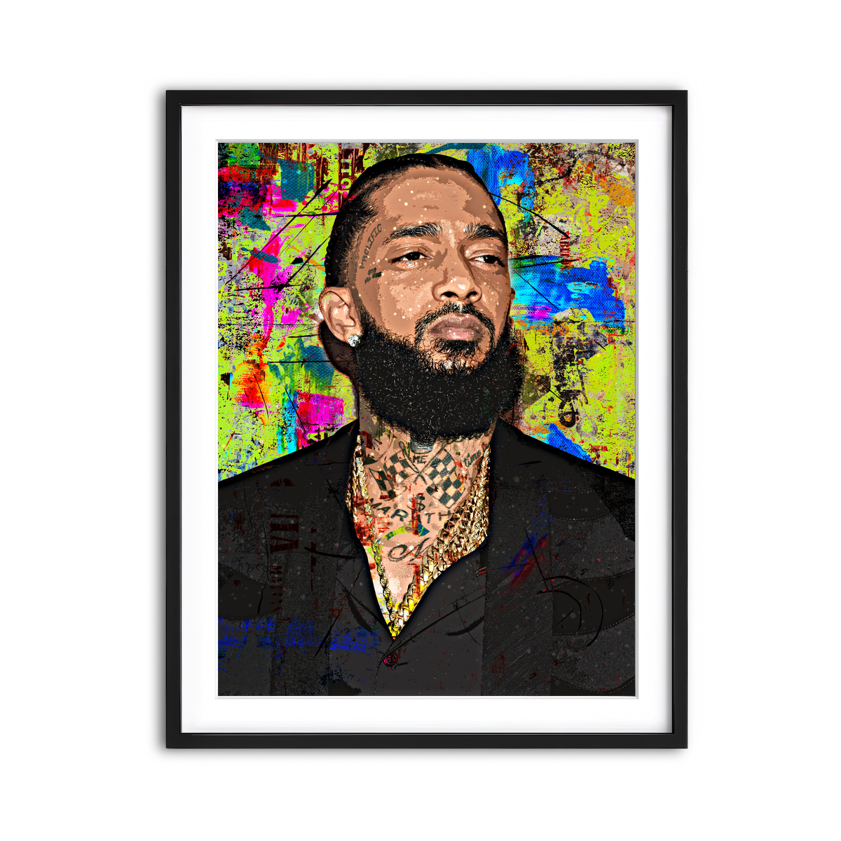 Framed Print 3x4 Black