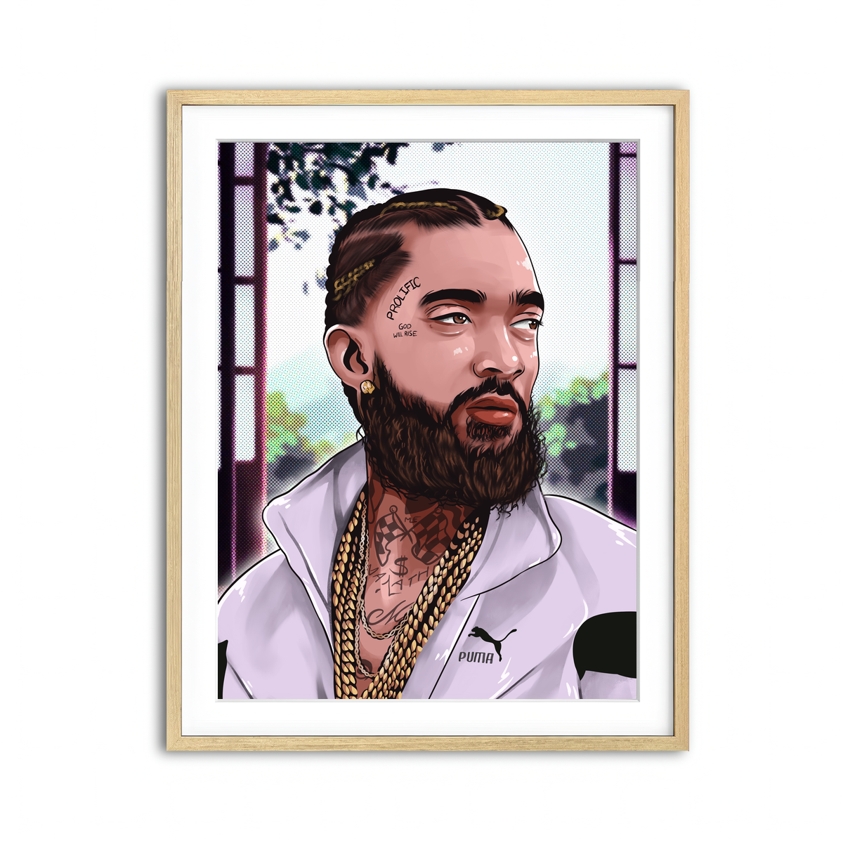 Framed Print 3x4 Natural