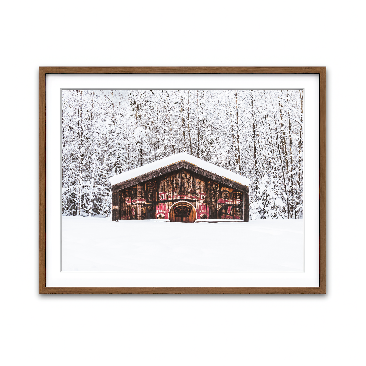 Framed Print 4x3 Walnut