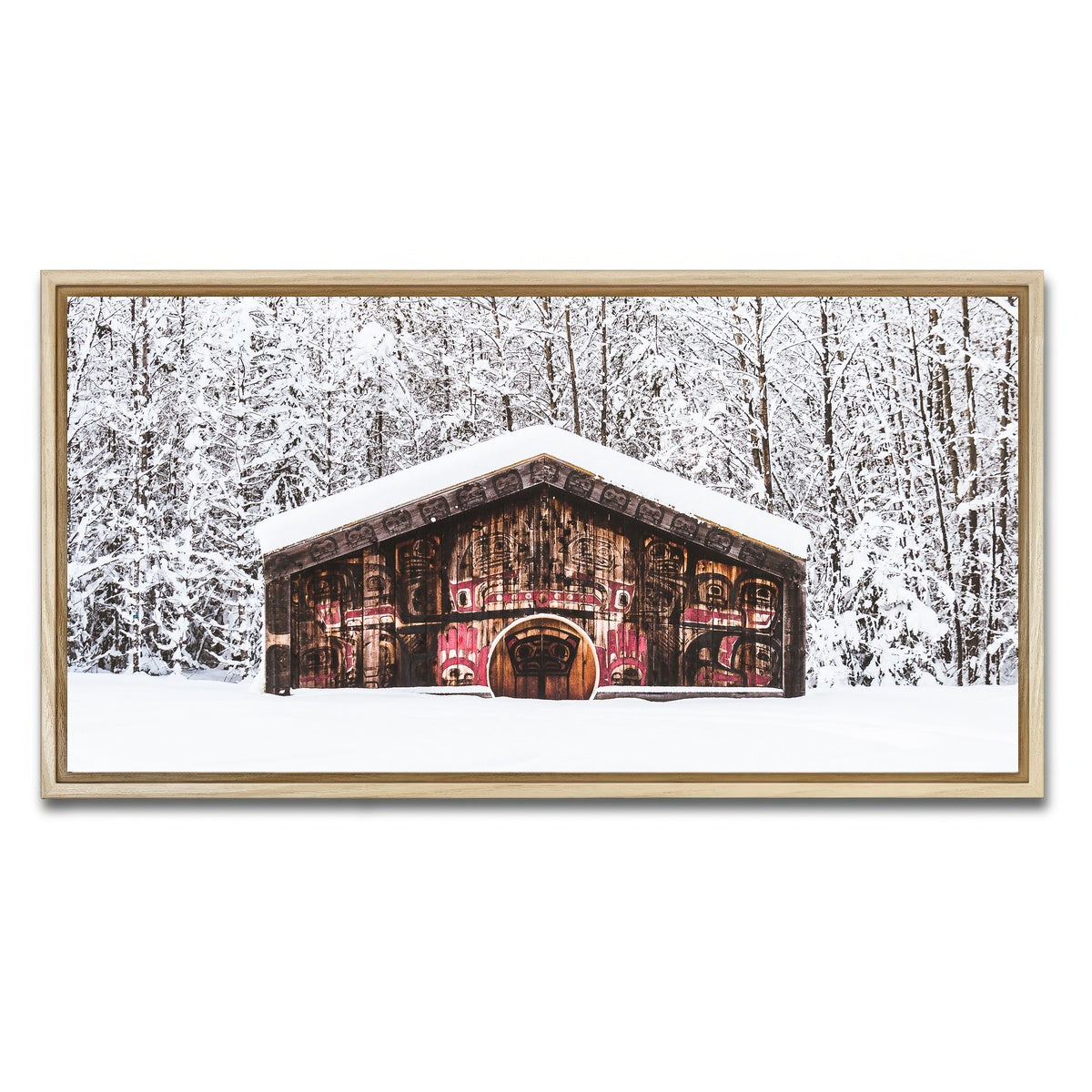 AUTO-MOCKUP WHITE | Nisga'a Memorial | 1 Piece | Natural Framed Canvas | group=2x1