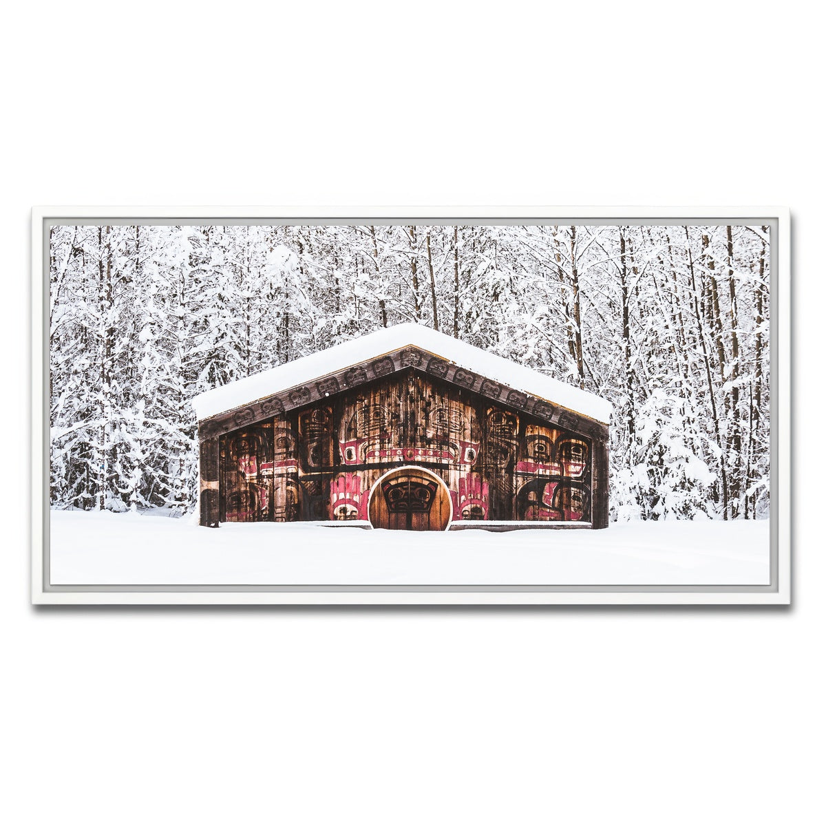 AUTO-MOCKUP WHITE | Nisga'a Memorial | 1 Piece | White Framed Canvas | group=2x1