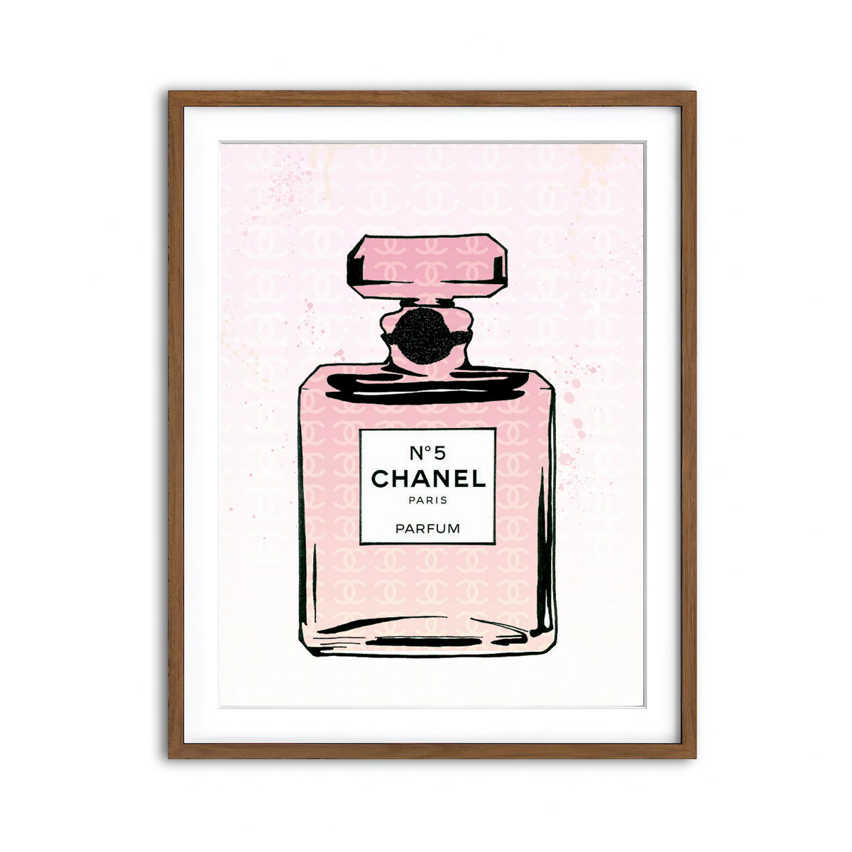 Framed Print 3x4 Walnut