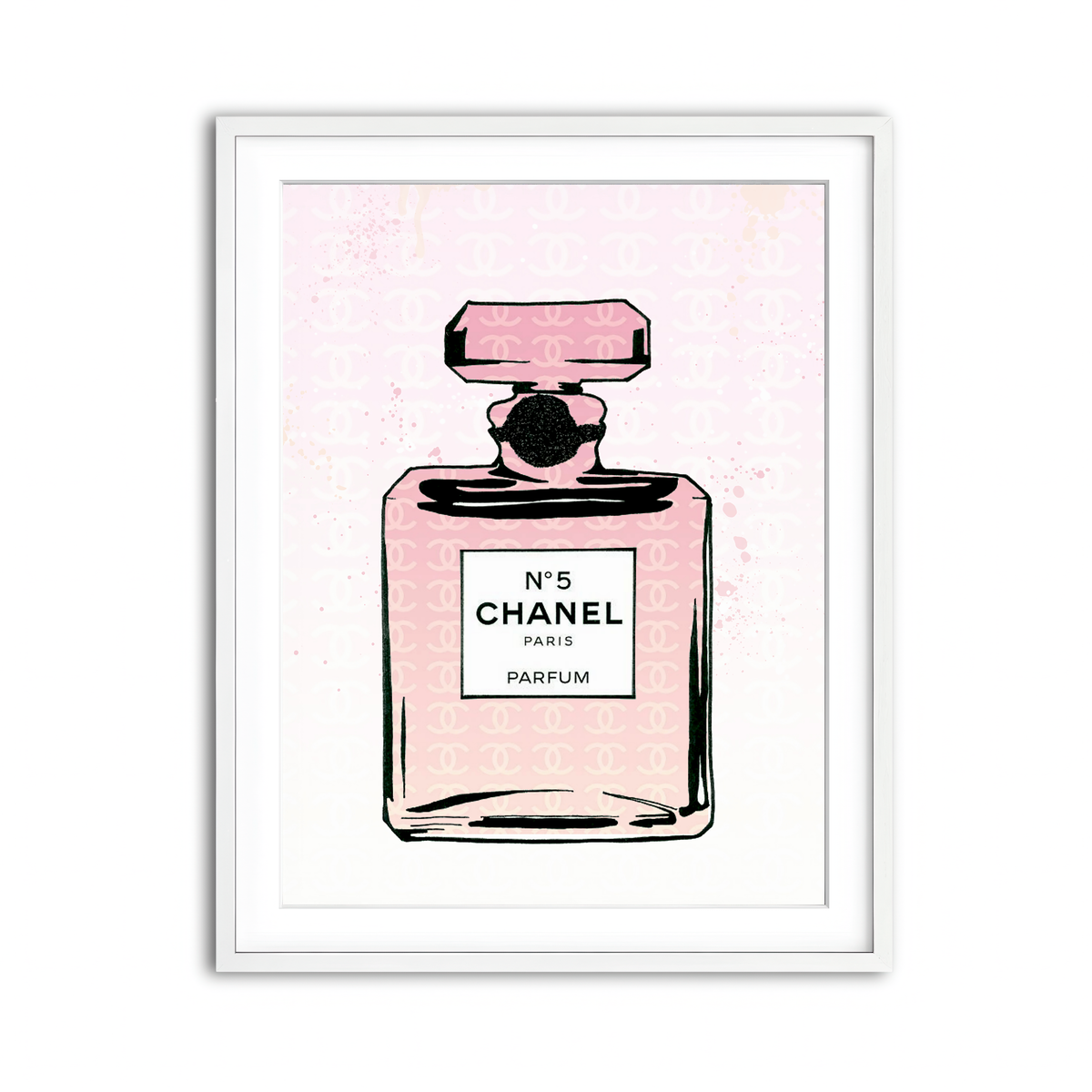 Framed Print 3x4 White