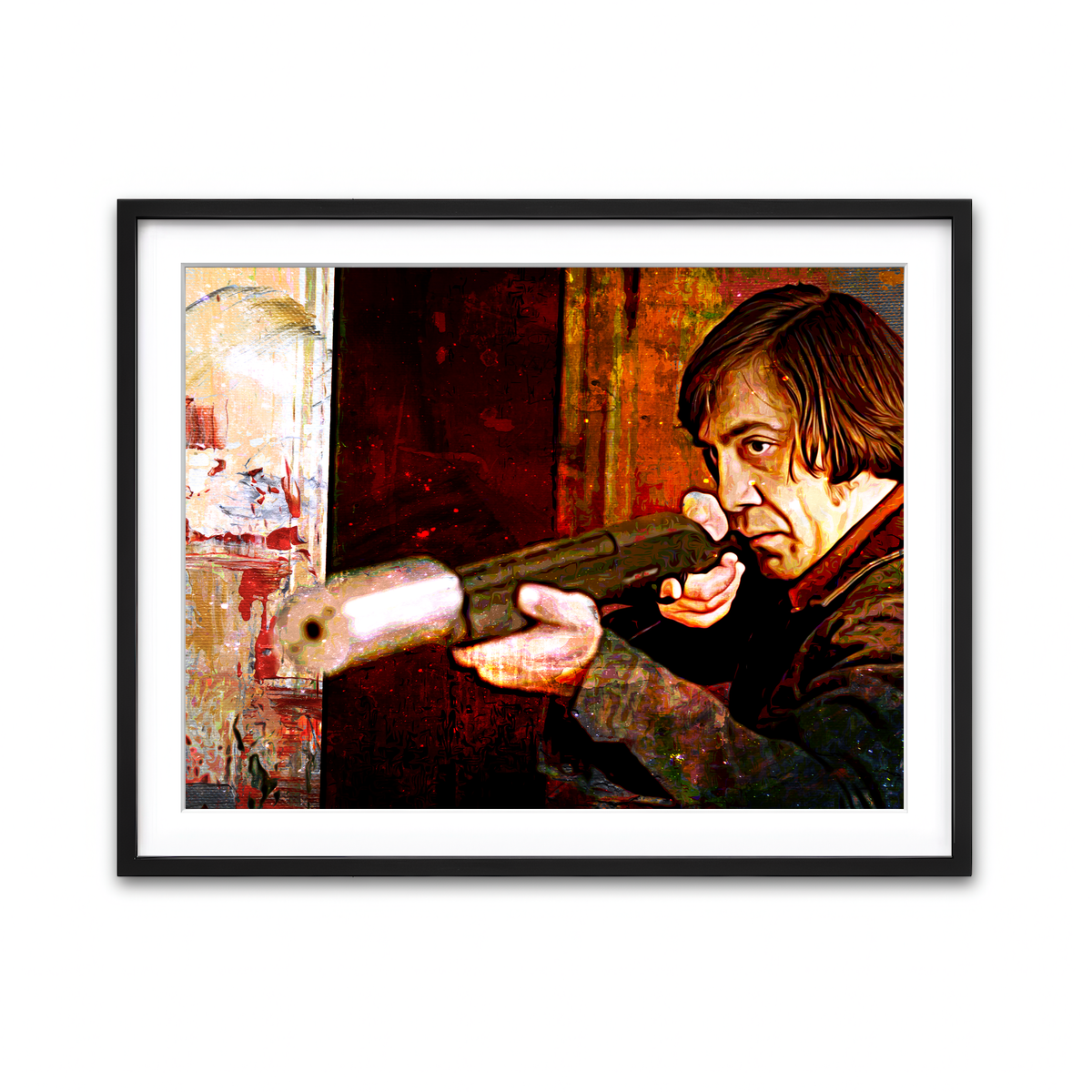 Framed Print 4x3 Black