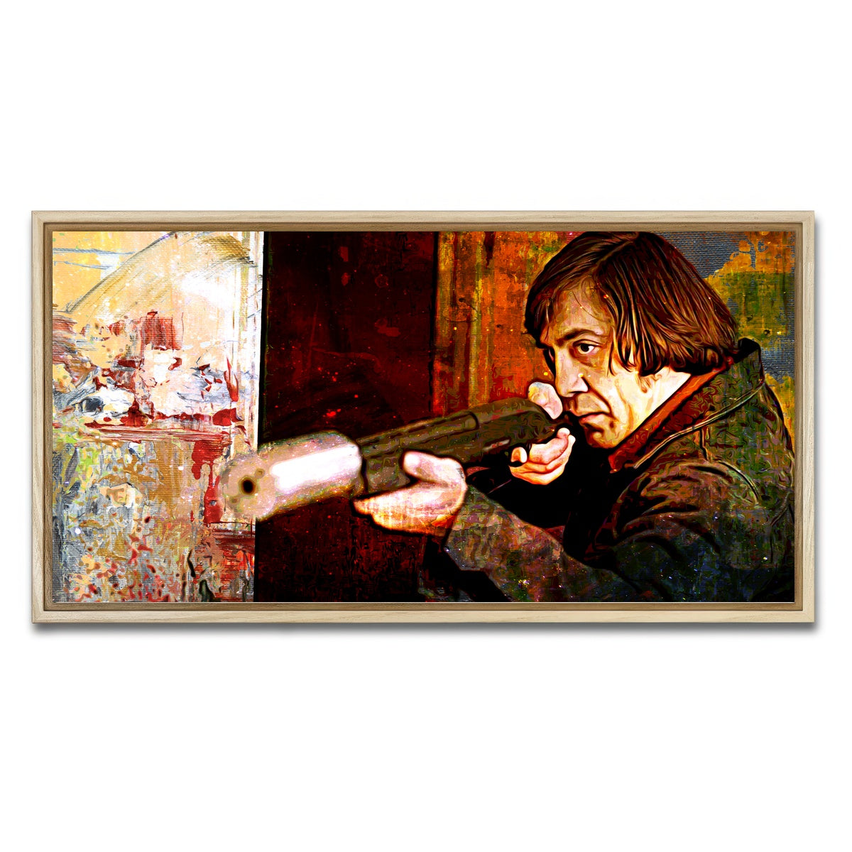 AUTO-MOCKUP WHITE | No Country For Old Men | 1 Piece | Natural Framed Canvas | group=2x1