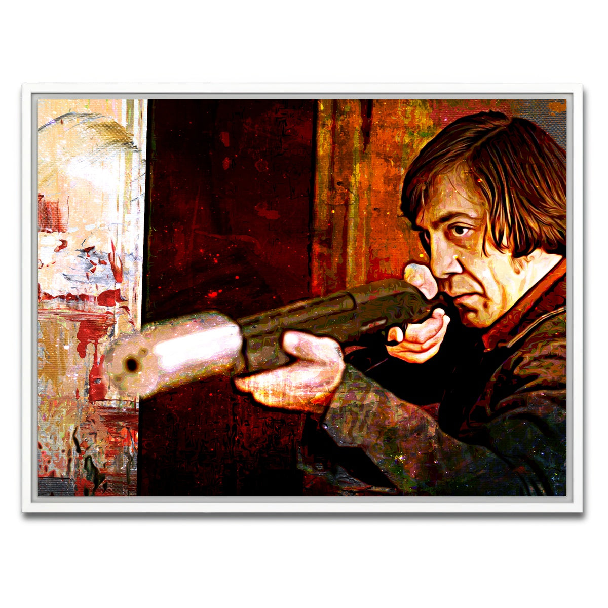 AUTO-MOCKUP WHITE | No Country For Old Men | 1 Piece | White Framed Canvas | group=4x3