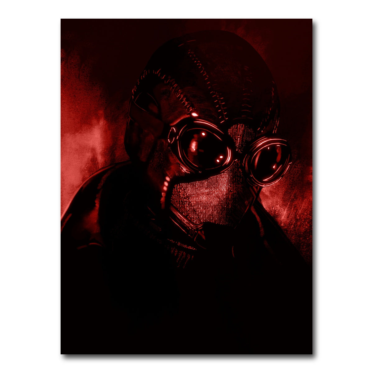 AUTO-MOCKUP WHITE | Noir In Red | 1 Piece | Gallery Wrap Canvas | group=3x4