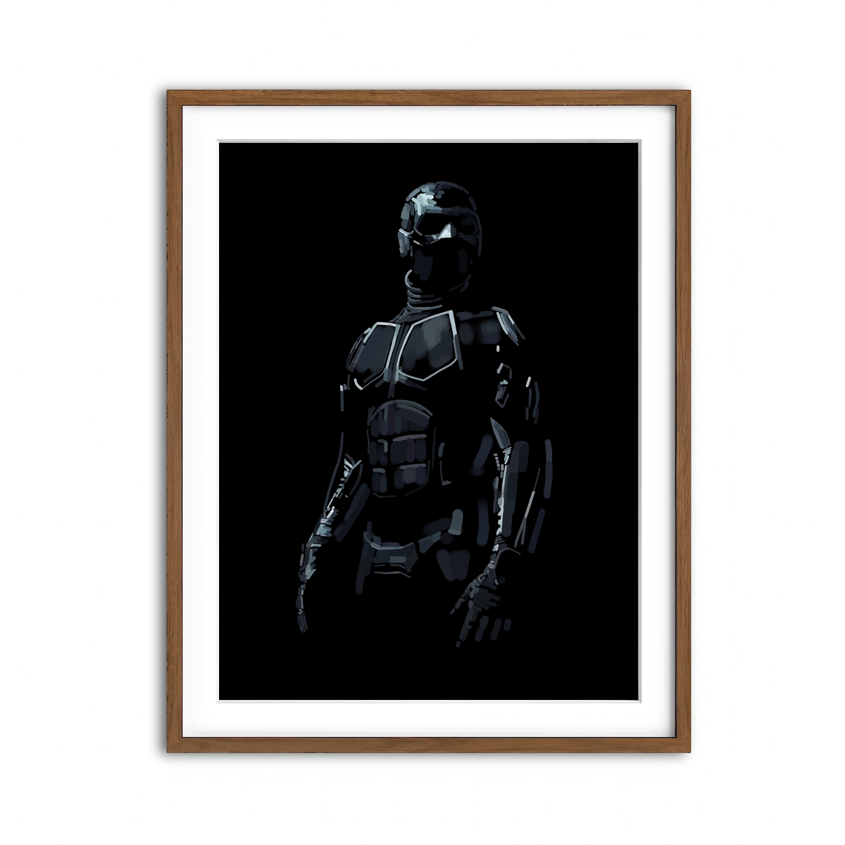 Framed Print 3x4 Walnut