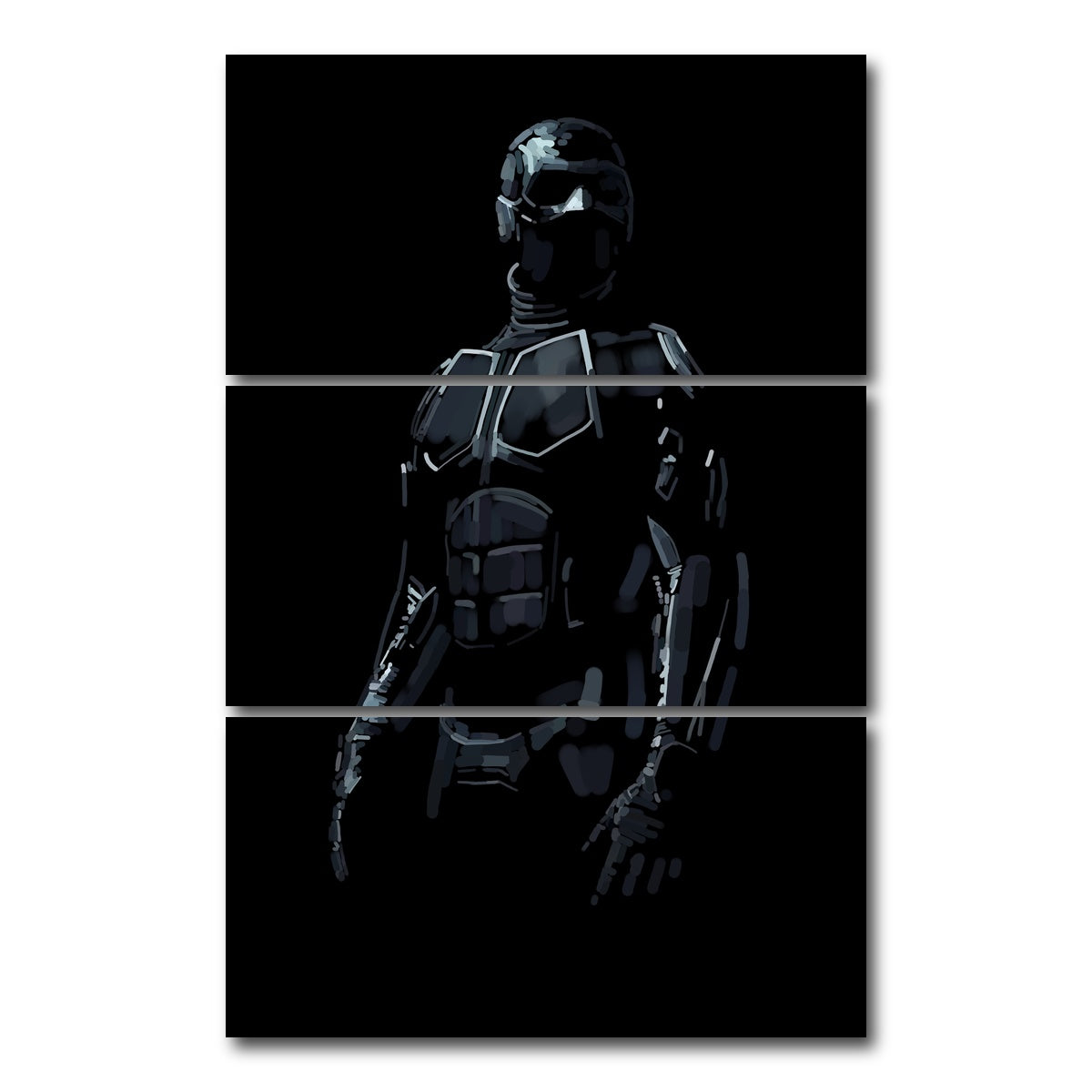 AUTO-MOCKUP WHITE | Noir | 3 Piece | Gallery Wrap Canvas | group=12x24_stacked