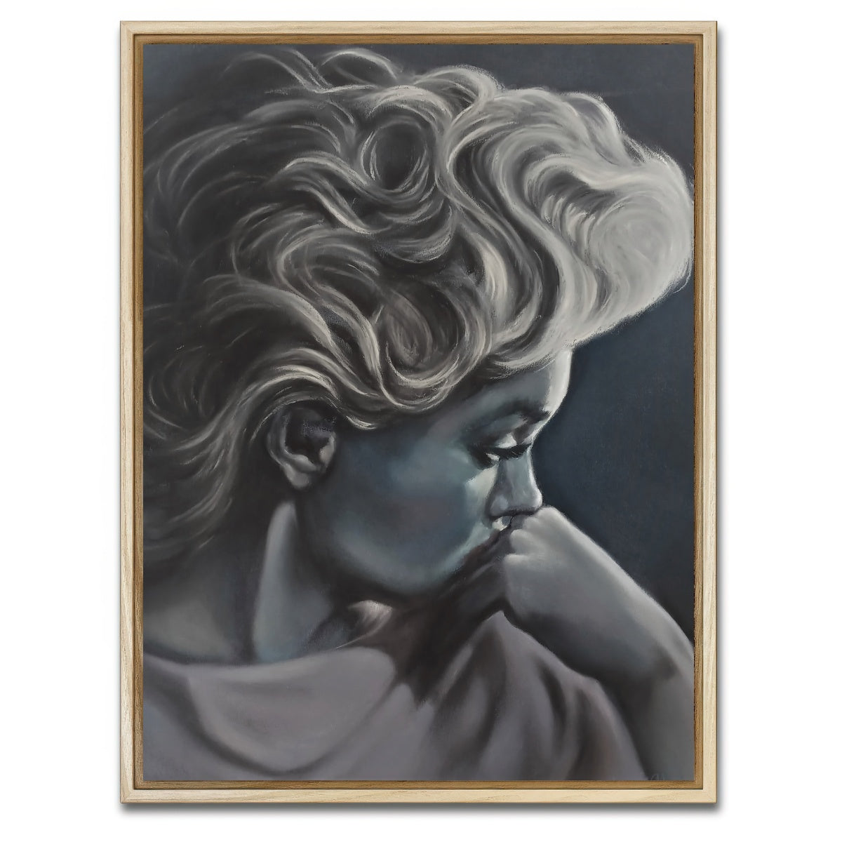 AUTO-MOCKUP WHITE | Norma Jeane | 1 Piece | Natural Framed Canvas | group=3x4
