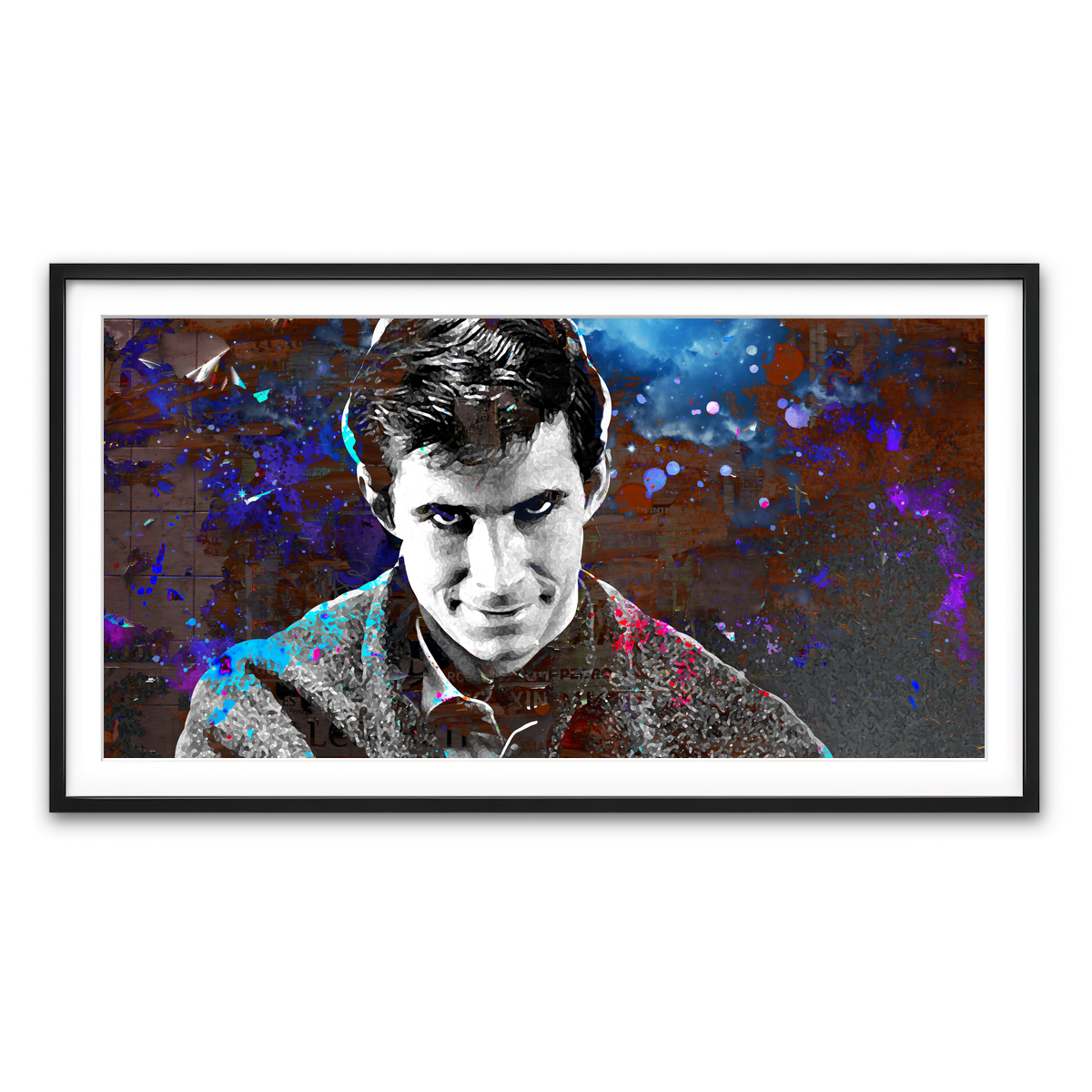 Framed Print 2x1 Black