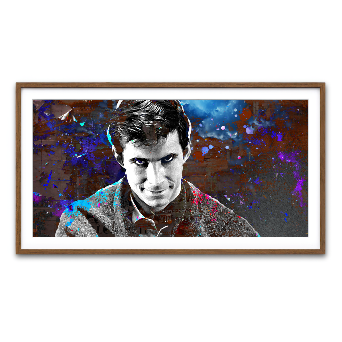 Framed Print 2x1 Walnut