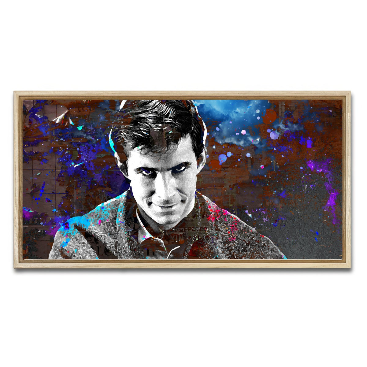 AUTO-MOCKUP WHITE | Norman Bates | 1 Piece | Natural Framed Canvas | group=2x1
