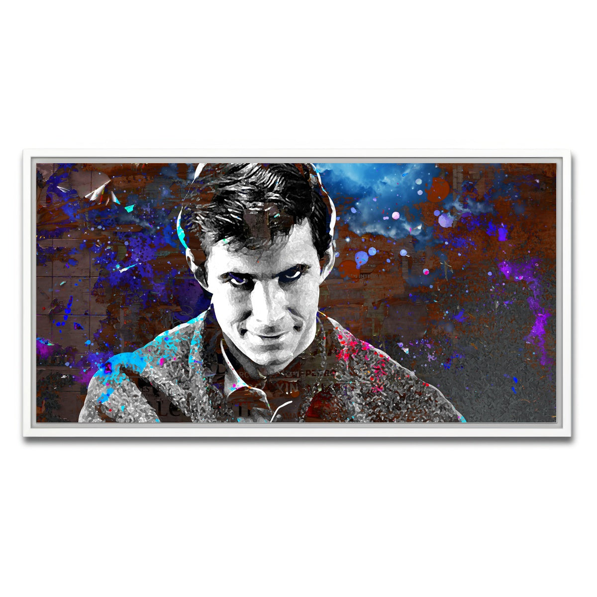 AUTO-MOCKUP WHITE | Norman Bates | 1 Piece | White Framed Canvas | group=2x1