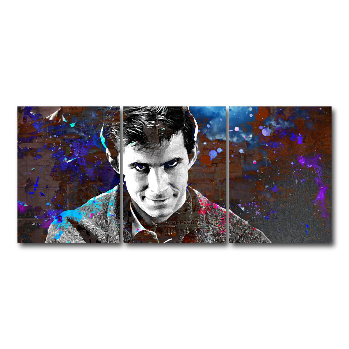 AUTO-MOCKUP WHITE | Norman Bates | 3 Piece | Gallery Wrap Canvas | group=18x24