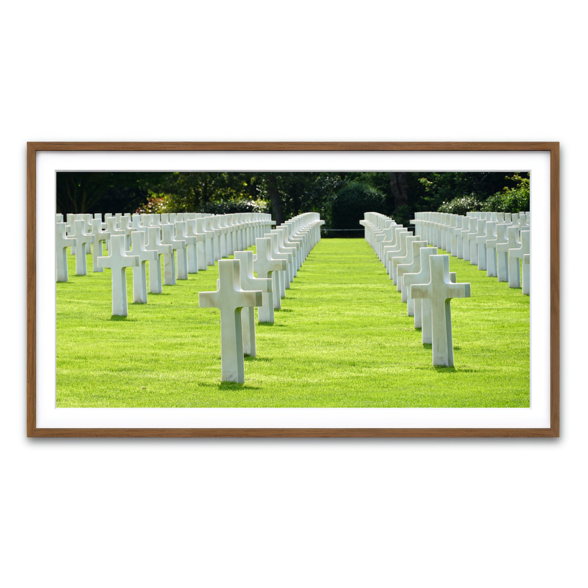 Framed Print 2x1 Walnut