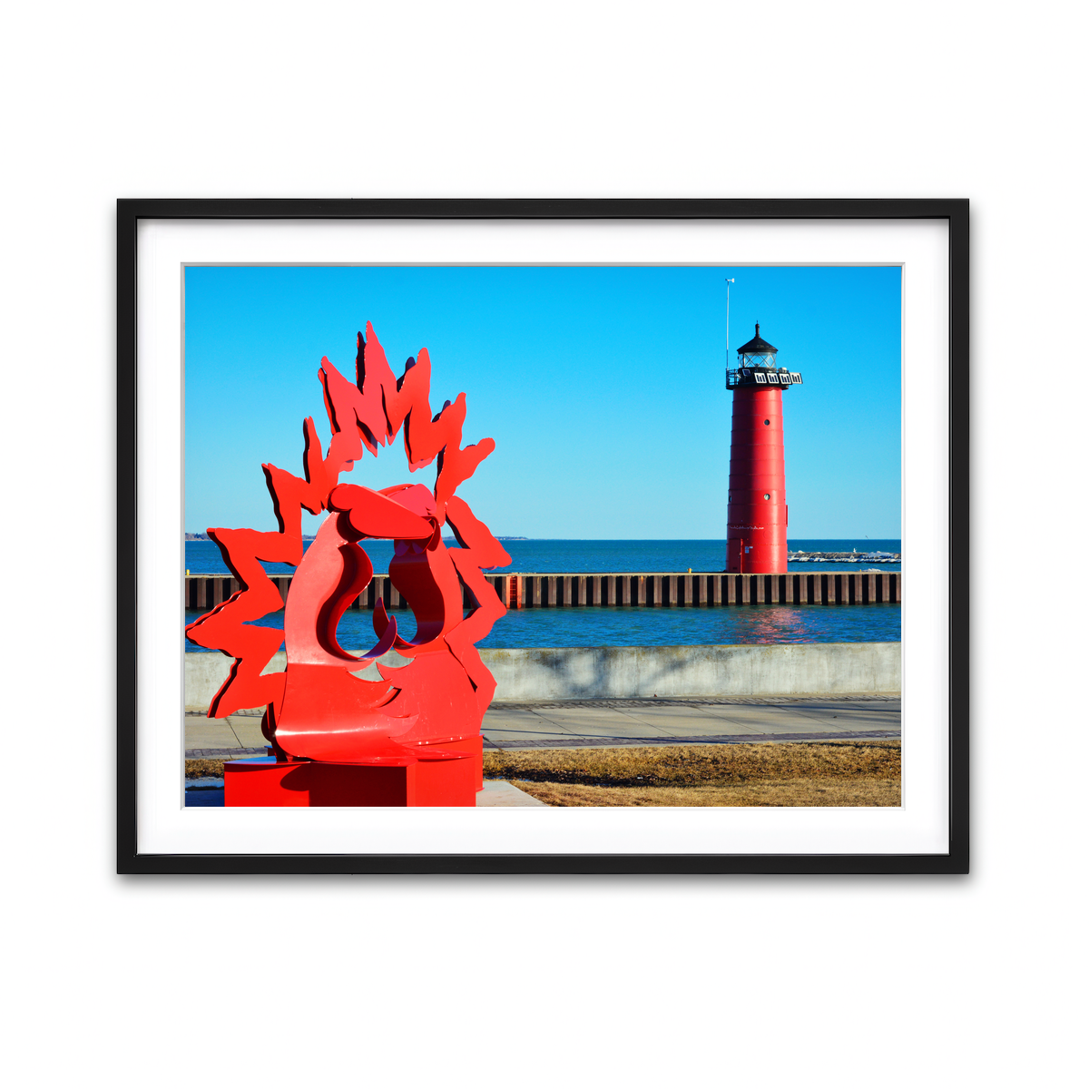 Framed Print 4x3 Black