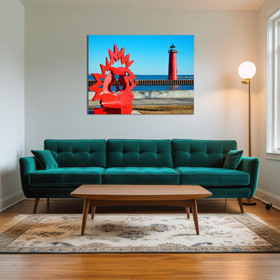AUTO-MOCKUP ROOM | North Pier Lighthouse