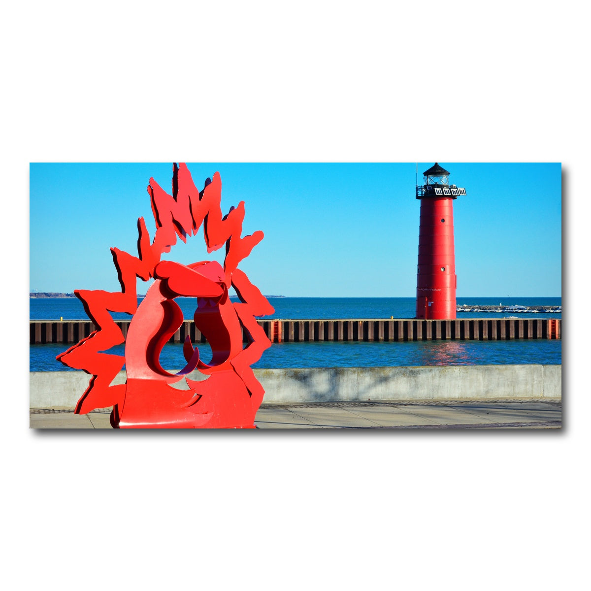 AUTO-MOCKUP WHITE | North Pier Lighthouse | 1 Piece | Gallery Wrap Canvas | group=2x1