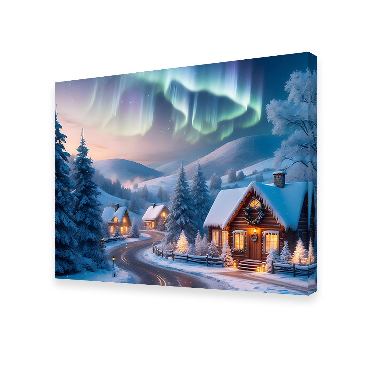 Northern Lights painting Wall Art