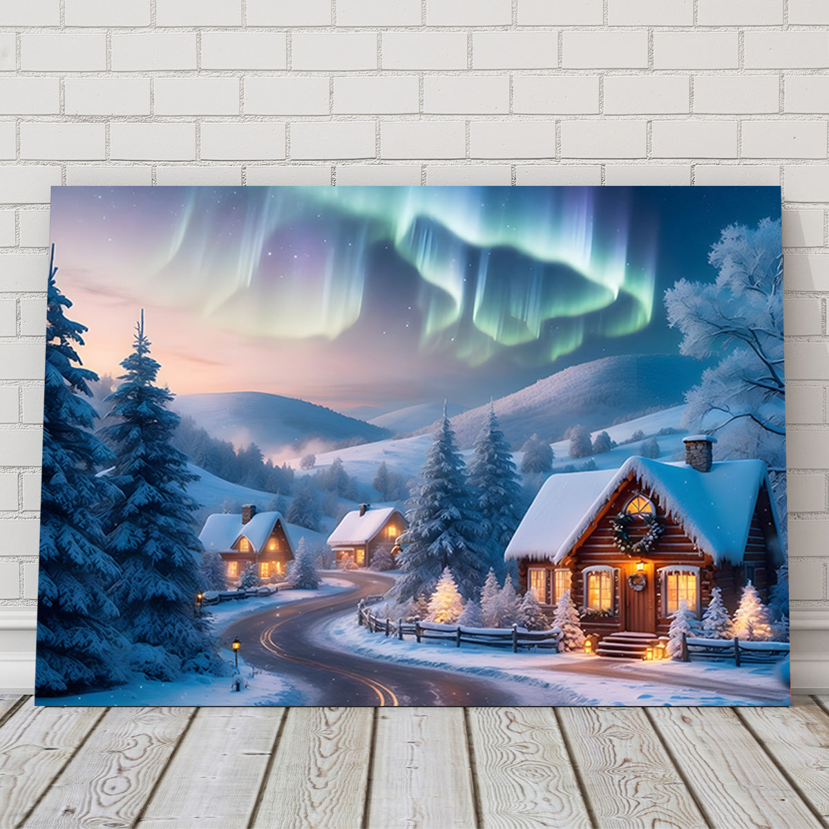 Northern Lights painting Wall Art