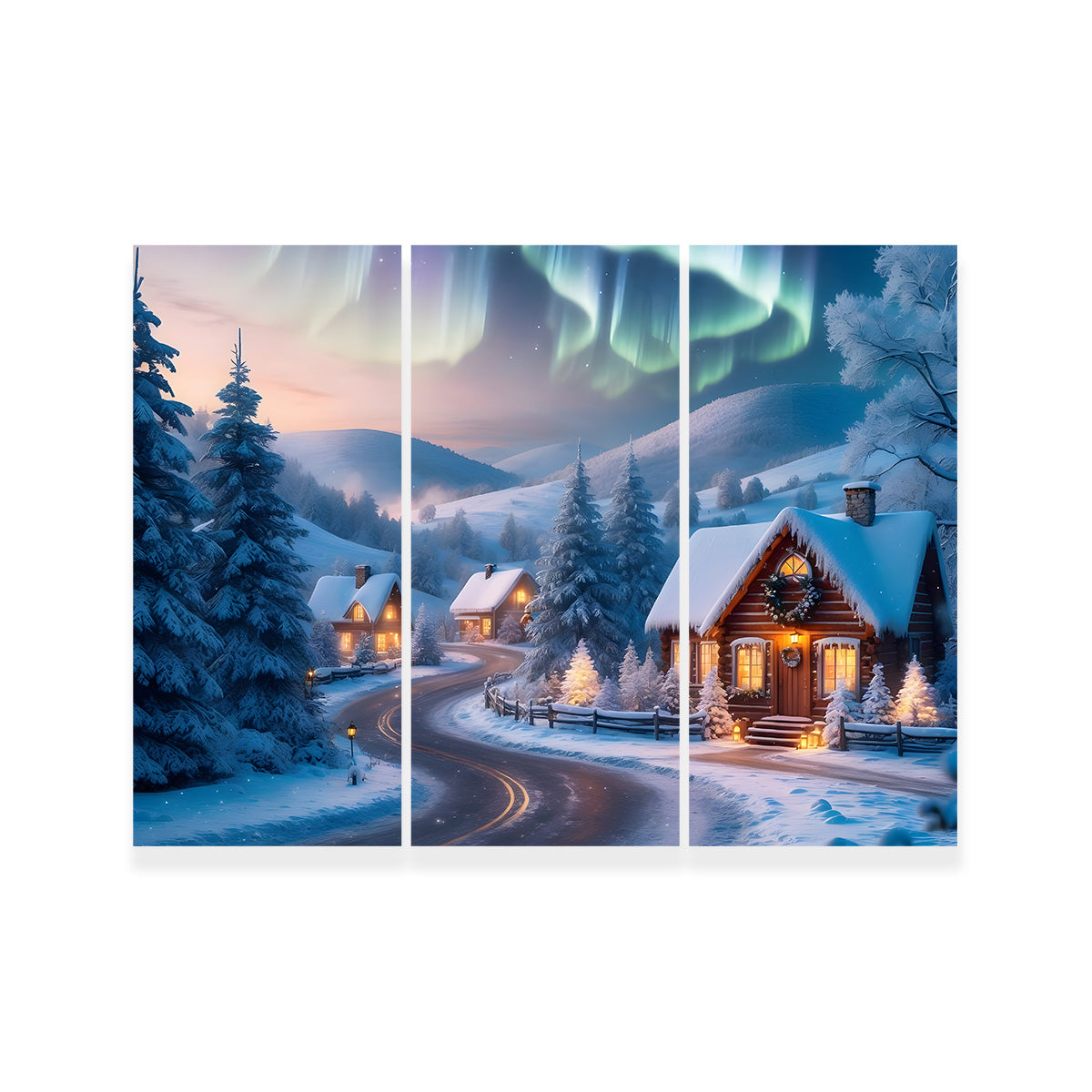 Northern Lights painting Wall Art