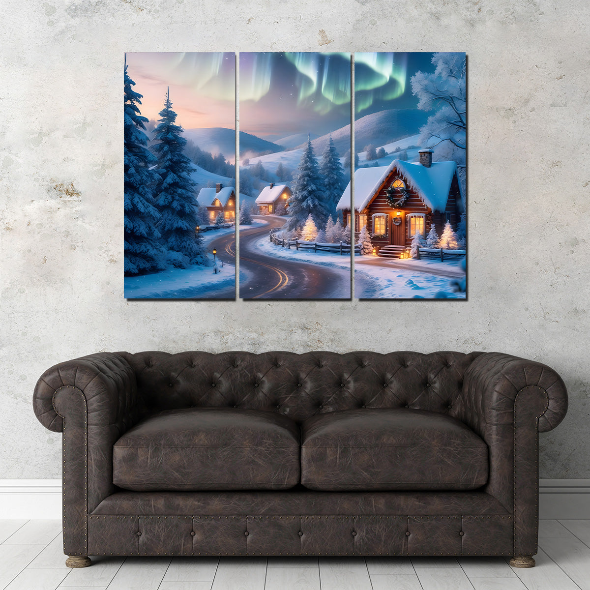 Northern Lights painting Wall Art