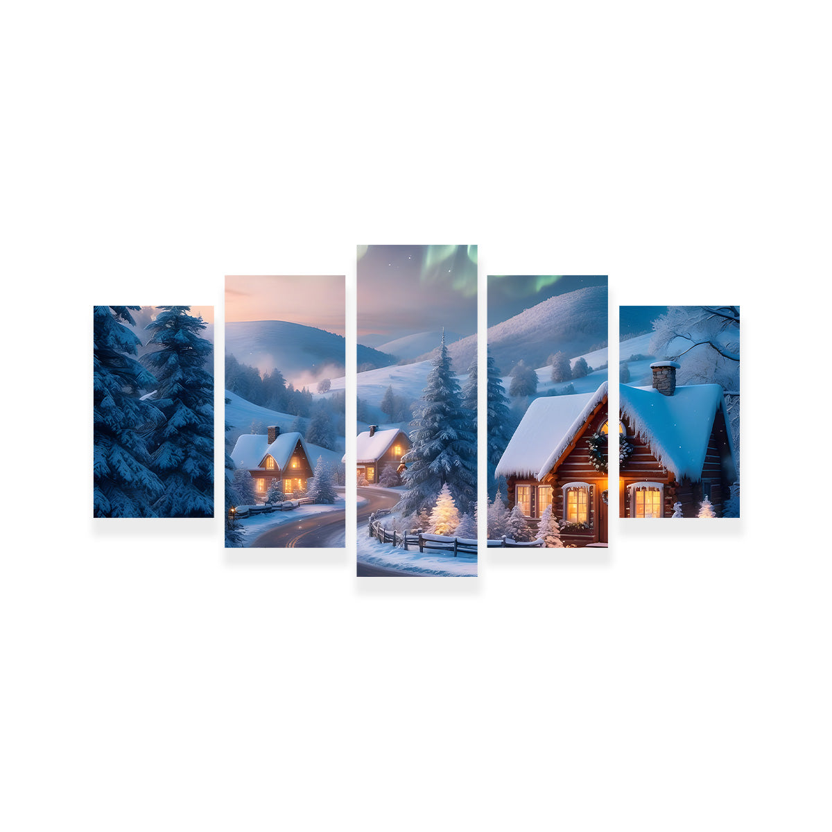 Northern Lights painting Wall Art