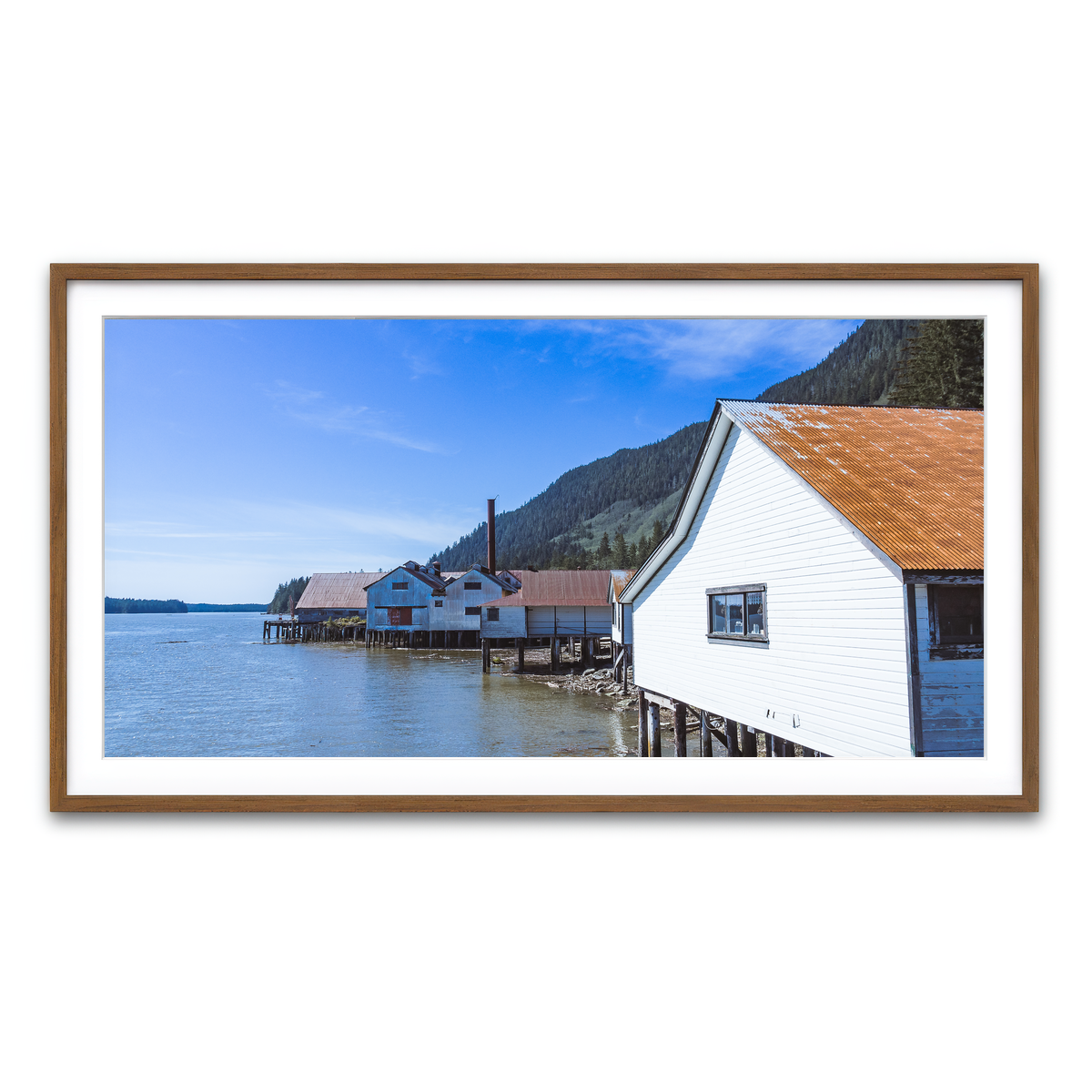 Framed Print 2x1 Walnut