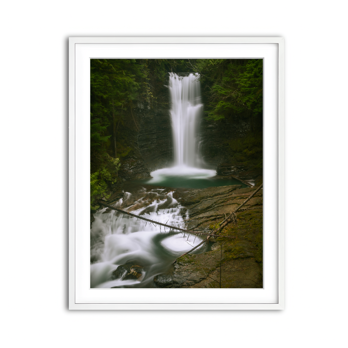 Framed Print 3x4 White
