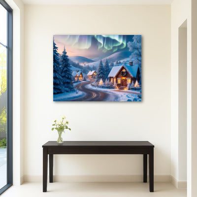 AUTO-MOCKUP ROOM | Northern Lights Painting