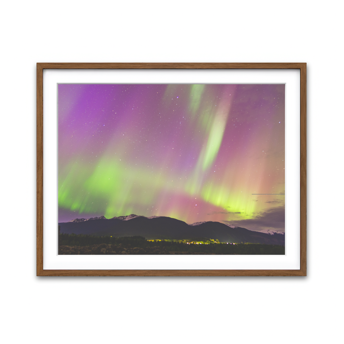 Framed Print 4x3 Walnut