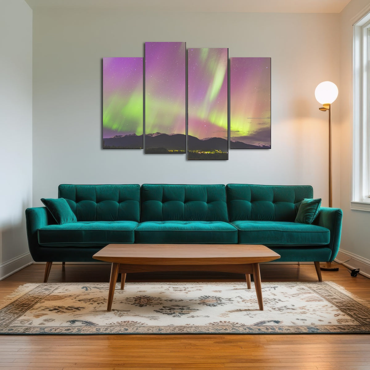 AUTO-MOCKUP ROOM | Northern Lights Purple