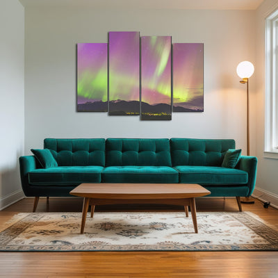 AUTO-MOCKUP ROOM | Northern Lights Purple